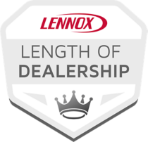 Lennox Length of Dealership Award